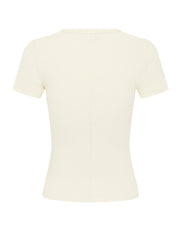 Active Rib Fitted Tee - Cloud