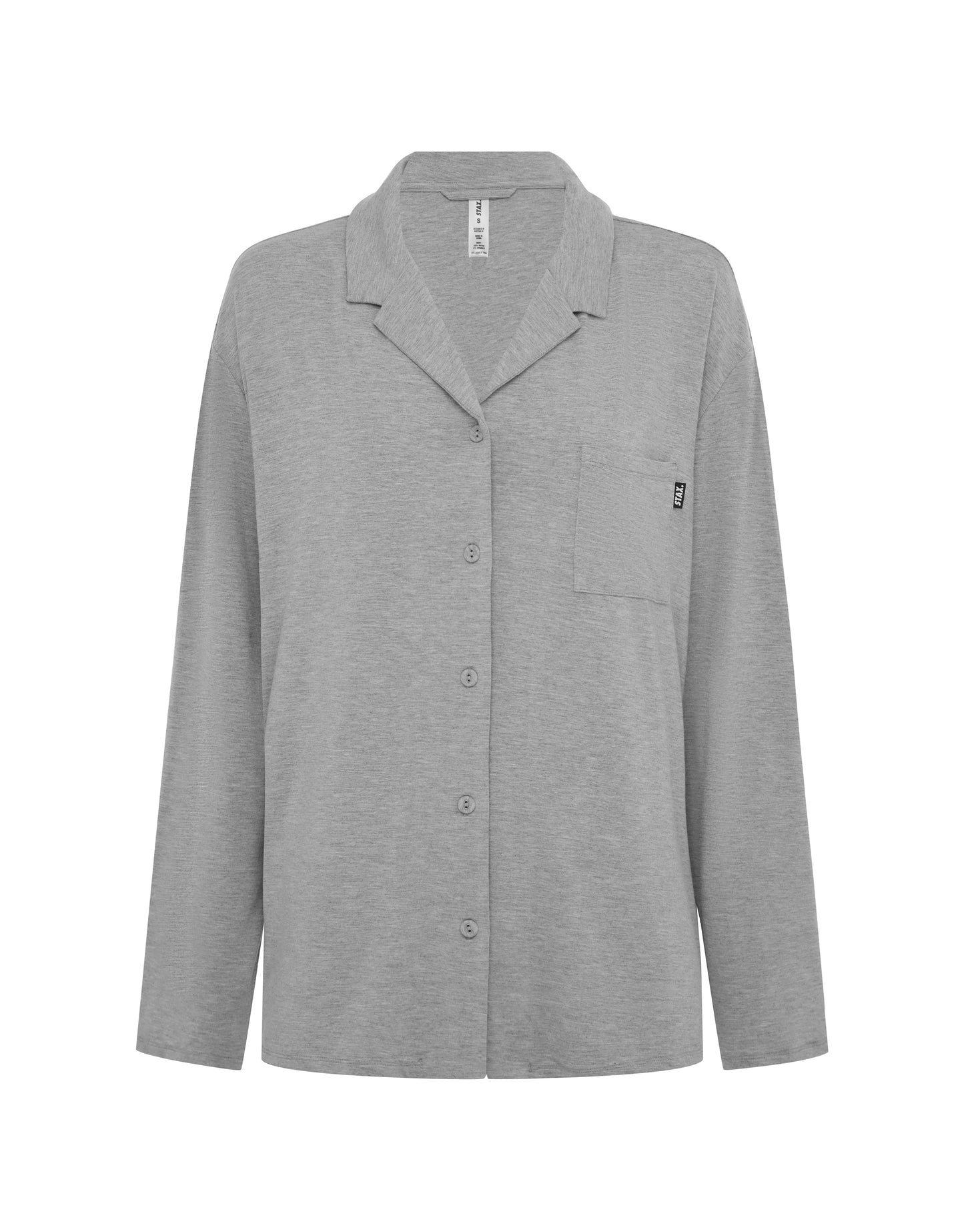 Sleep Long Sleeve Shirt - Grey Marle