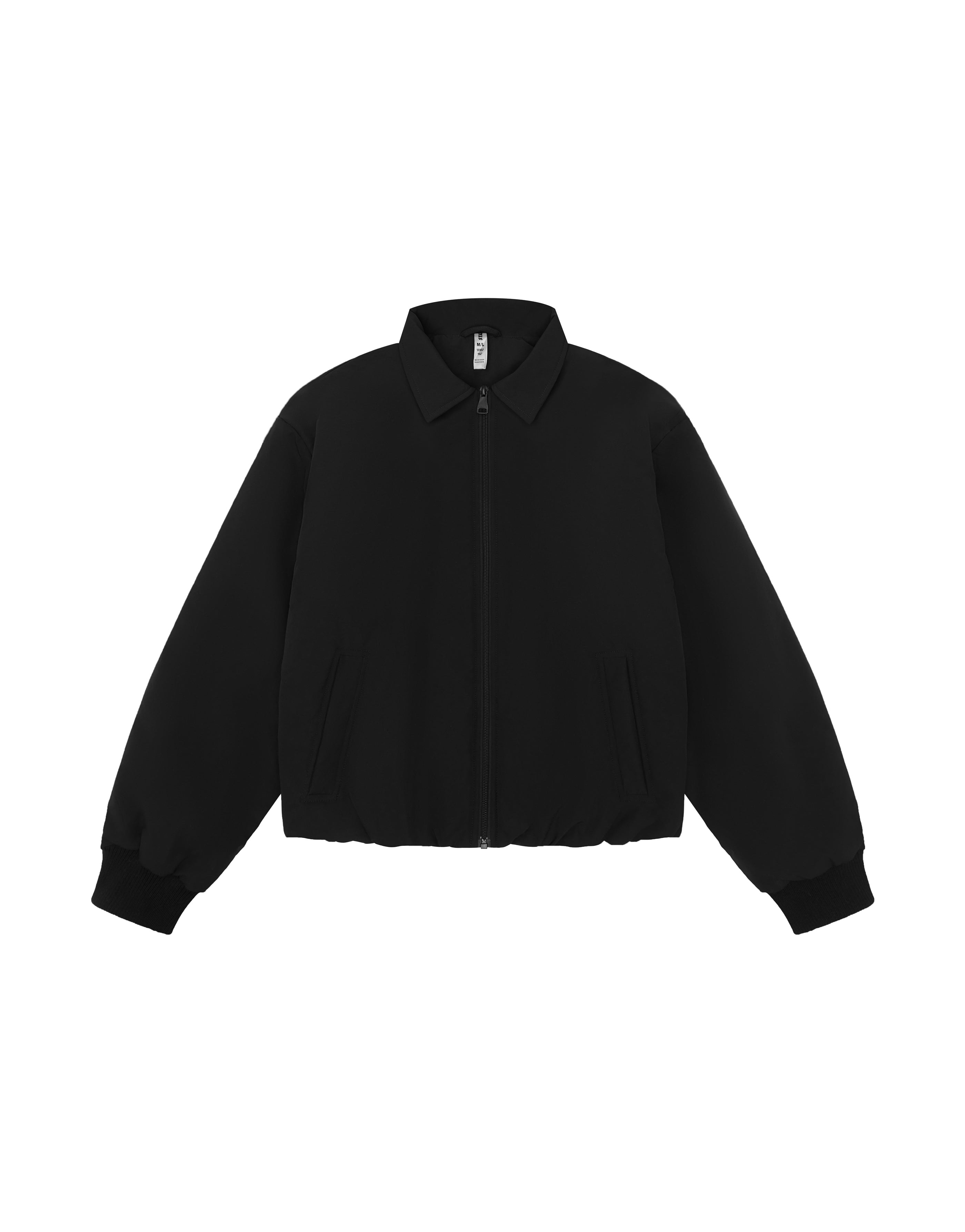 Collared Bomber Jacket - Ink