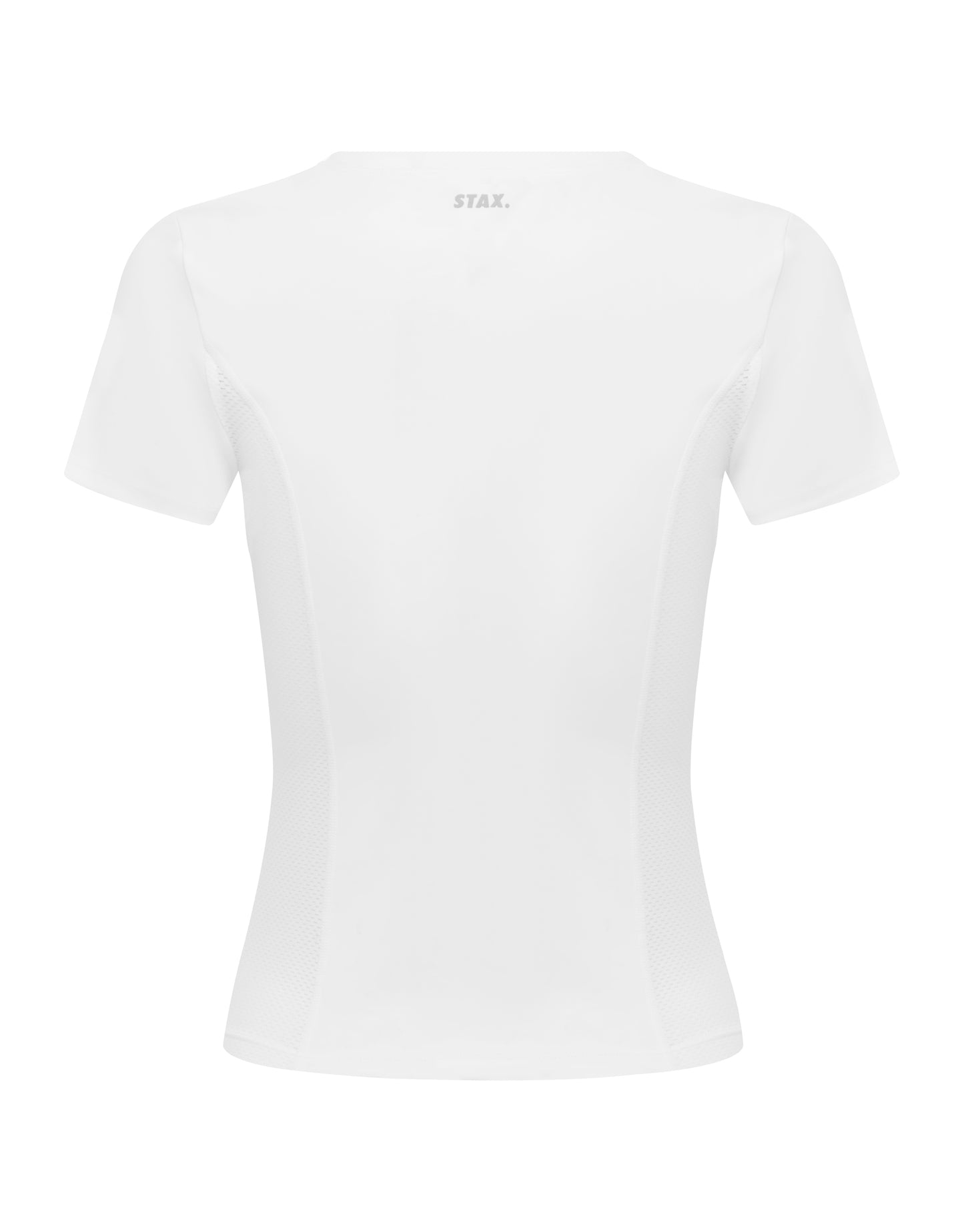 Fitted Mesh Tee Astryx - White
