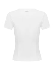 Fitted Mesh Tee Astryx - White
