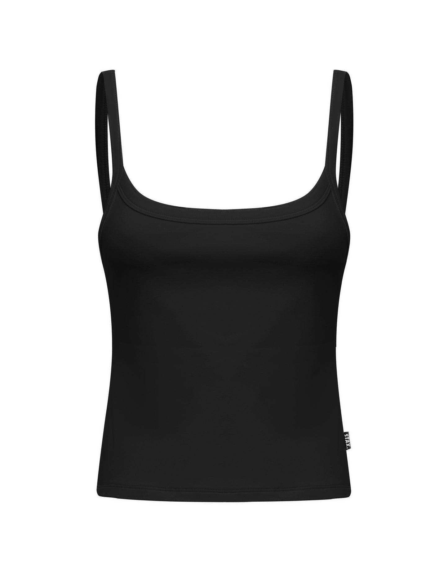 Cotton Comfort Singlet - Black