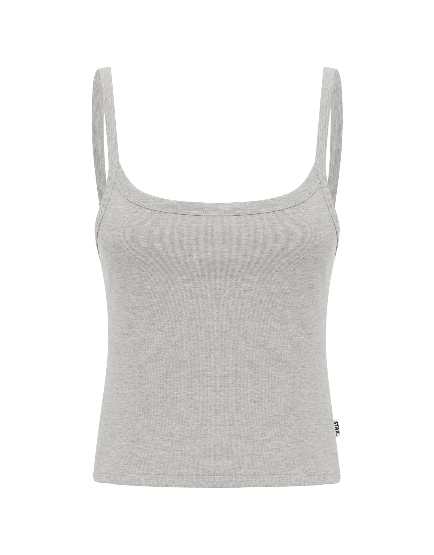 Cotton Comfort Singlet - Grey Marle