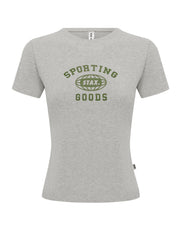 Sporting Comfort Cotton Baby Tee - Grey Marle