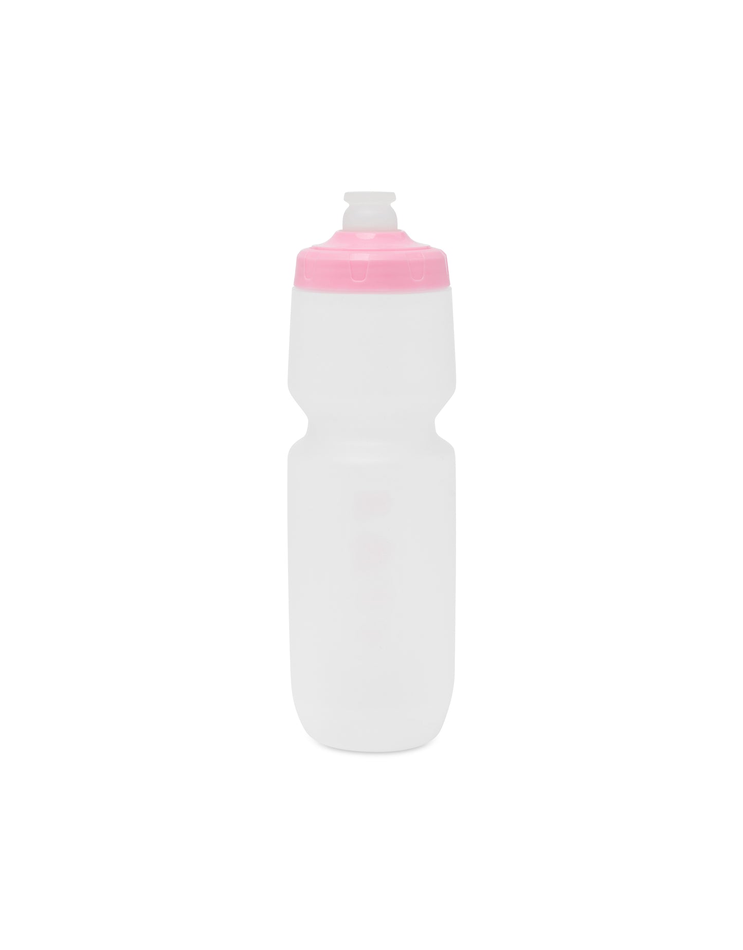 Sports Water Bottle - Pink/Clear