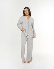 Sleep Long Sleeve Shirt - Grey Marle