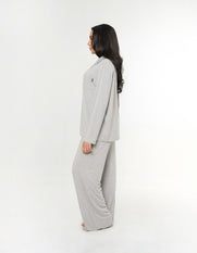 Sleep Long Sleeve Shirt - Grey Marle