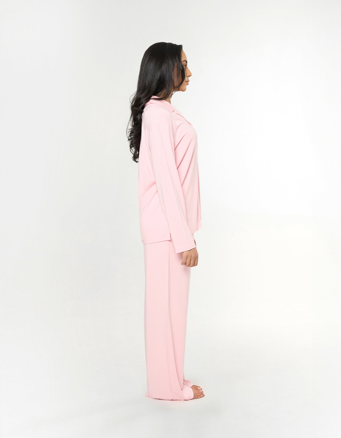 Sleep Long Sleeve Shirt - Baby Pink