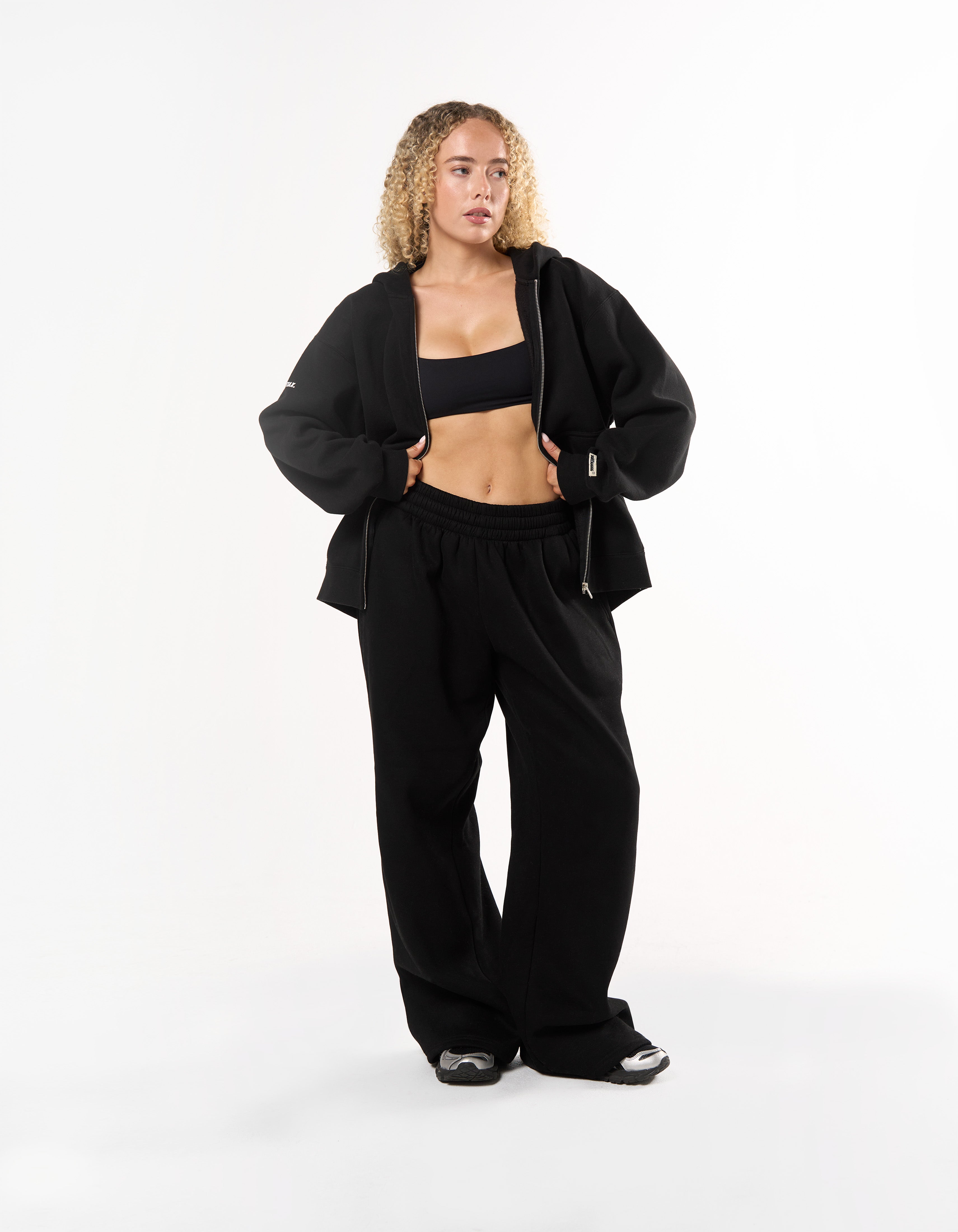 Zip Hoodie Solfleece® - Black