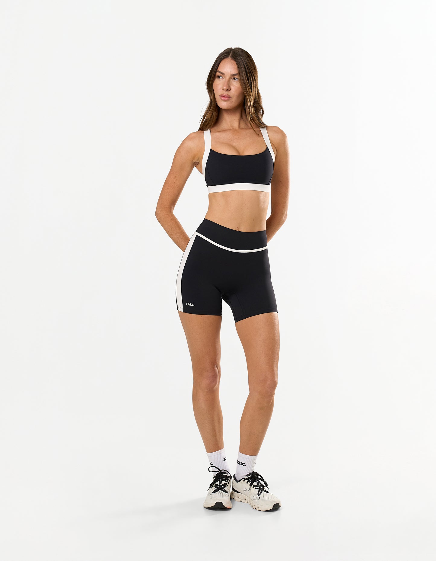 Panel Crossback Sports Bra Airlyte - Black