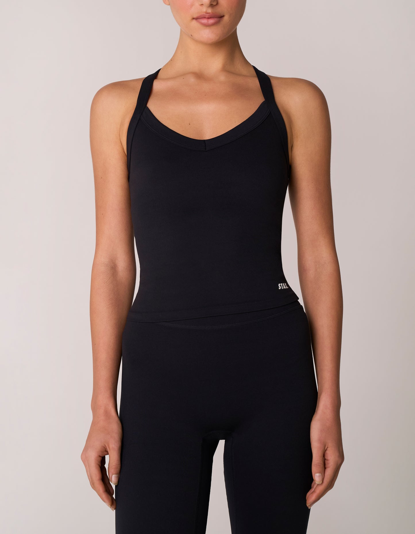 V Neck Tank Airlyte - Black